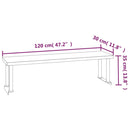 vidaXL rozsdamentes acél felső polcos konyhai munkaasztal 120x60x115cm
