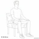 vidaXL kék virágos szövet szék
