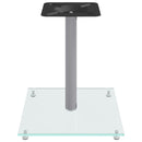 vidaXL 2 db 1-oszlopos ezüstszínű edzett üveg hangszóró állvány