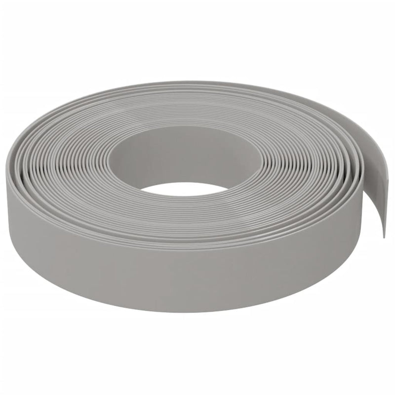 vidaXL szürke polietilén kerti szegély 10 m x 10 cm