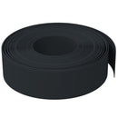 vidaXL fekete polietilén kerti szegély 10 m x 15 cm