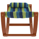 vidaXL kék és zöld szövet ringató függőágy gyerekeknek