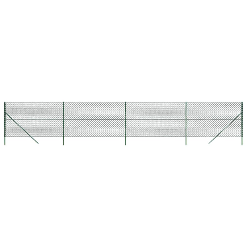 vidaXL zöld drótkerítés 1,6 x 10 m