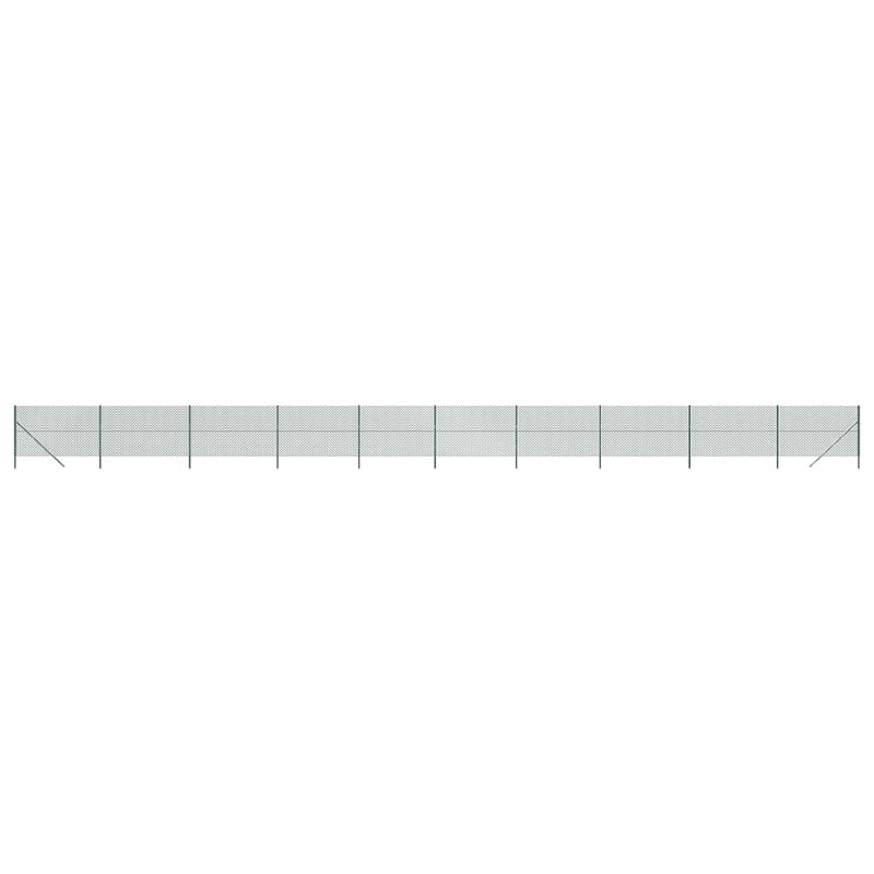 vidaXL zöld drótkerítés 1,4 x 25 m