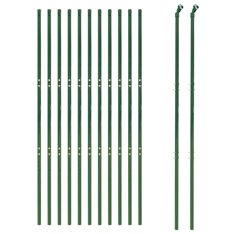 vidaXL zöld drótkerítés 1,4 x 25 m