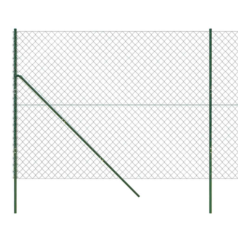 vidaXL zöld drótkerítés 1,4 x 25 m