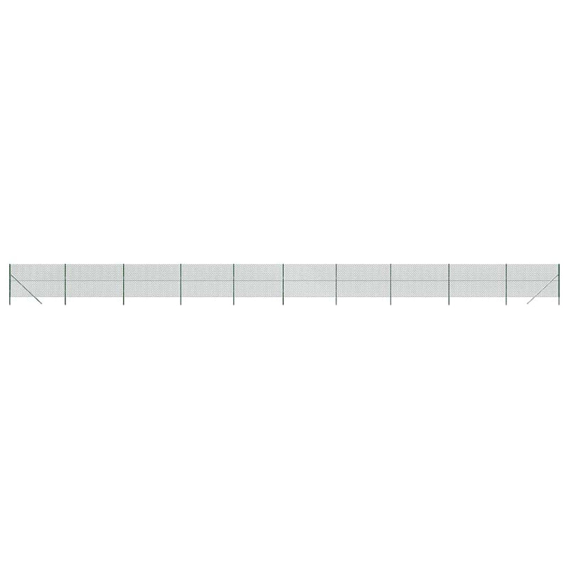 vidaXL zöld drótkerítés 1,6 x 25 m