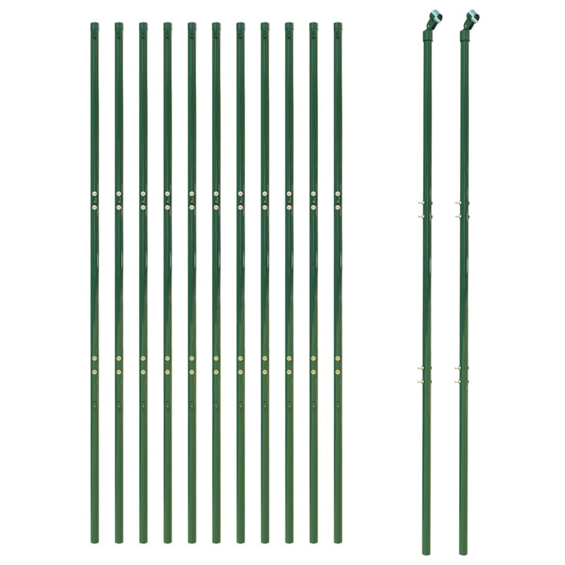 vidaXL zöld drótkerítés 1,6 x 25 m