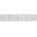 vidaXL zöld drótkerítés cövekekkel 1,4 x 10 m