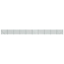 vidaXL zöld drótkerítés illesztőperemmel 1,6 x 25 m