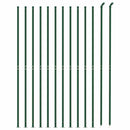 vidaXL zöld drótkerítés illesztőperemmel 2 x 25 m