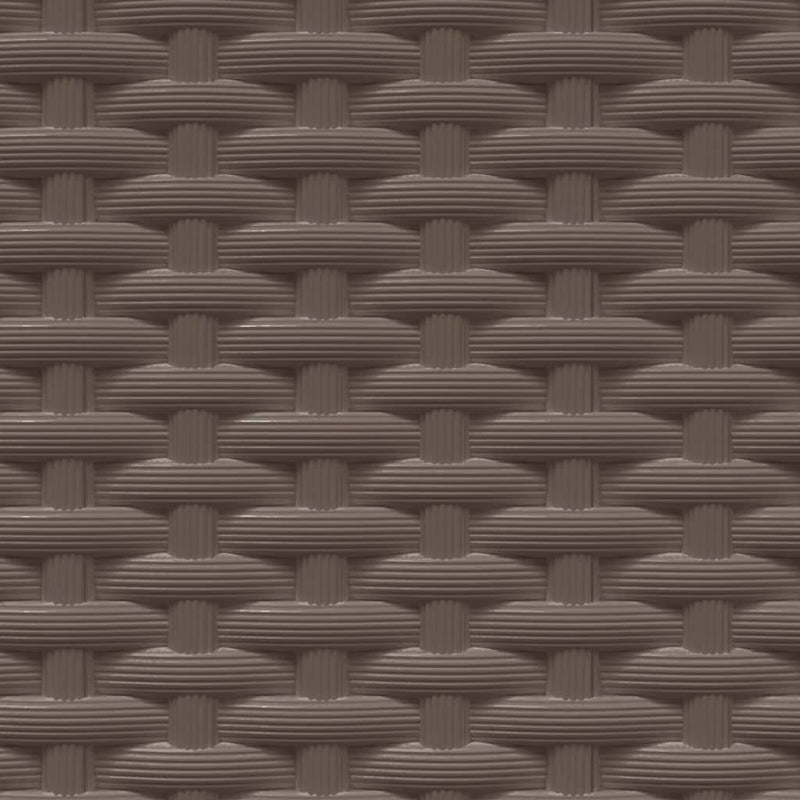 vidaXL 2 db barna polipropilén növénytartó 30 x 30 x 37 cm
