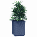 vidaXL 4 db kékszürke polipropilén növénytartó 30 x 30 x 37 cm