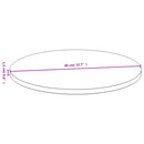 vidaXL bambusz asztallap Ø40 x 1,5 cm
