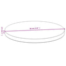 vidaXL bambusz asztallap Ø30 x 2,5 cm