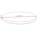 vidaXL bambusz asztallap Ø40 x 2,5 cm
