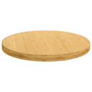 vidaXL bambusz asztallap Ø70 x 4 cm