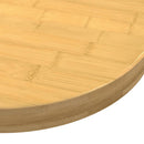 vidaXL bambusz asztallap Ø70 x 4 cm