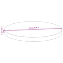 vidaXL bambusz asztallap Ø70 x 4 cm