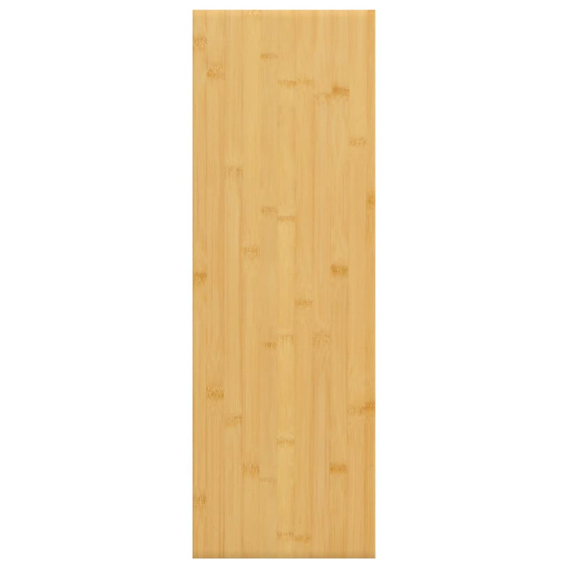 vidaXL bambusz fali polc 60x20x1,5 cm