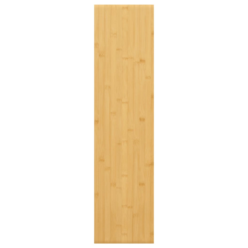 vidaXL bambusz fali polc 80x20x1,5 cm