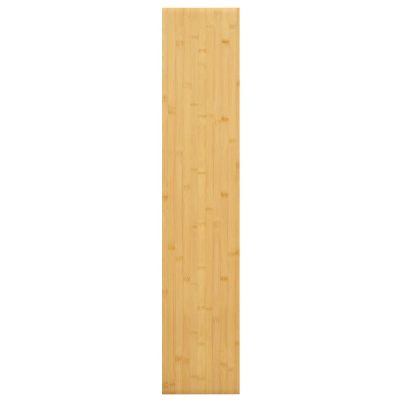 vidaXL bambusz fali polc 100x20x1,5 cm
