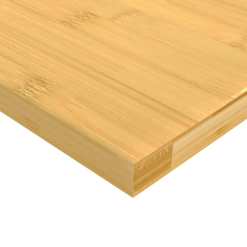 vidaXL bambusz fali polc 100x20x1,5 cm