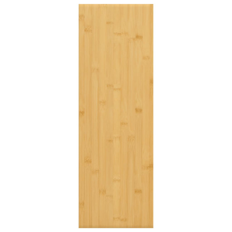 vidaXL bambusz fali polc 60x20x2,5 cm