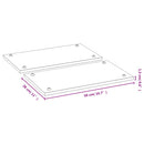 vidaXL 2 db bambusz tűzhely fedő 50 x 28 x 1,5 cm