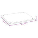 vidaXL bambusz tűzhely fedő 50 x 56 x 1,5 cm