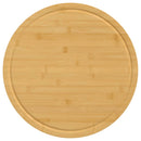 vidaXL 6 db bambusz vágódeszka Ø40 x 1,5 cm