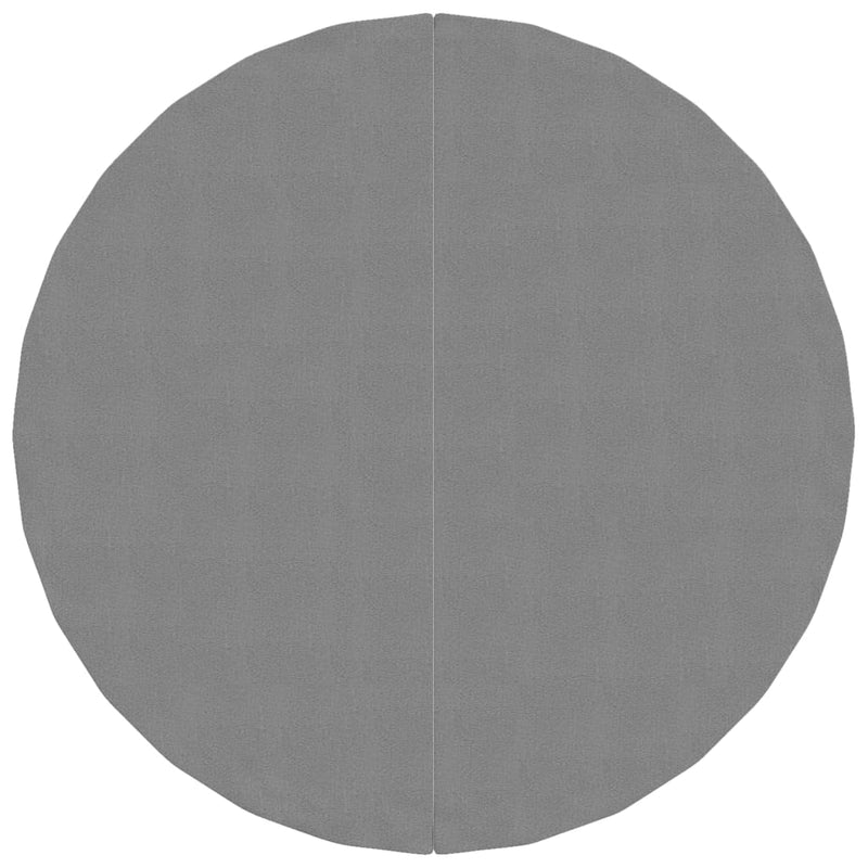 vidaXL világosszürke poliészter geotextília medencealátét Ø 244 cm