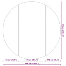 vidaXL világosszürke poliészter geotextília medencealátét Ø 366 cm