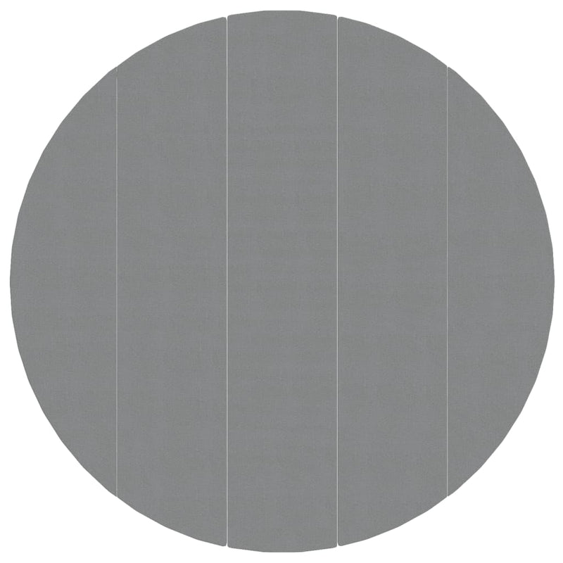 vidaXL világosszürke poliészter geotextília medencealátét Ø 550 cm