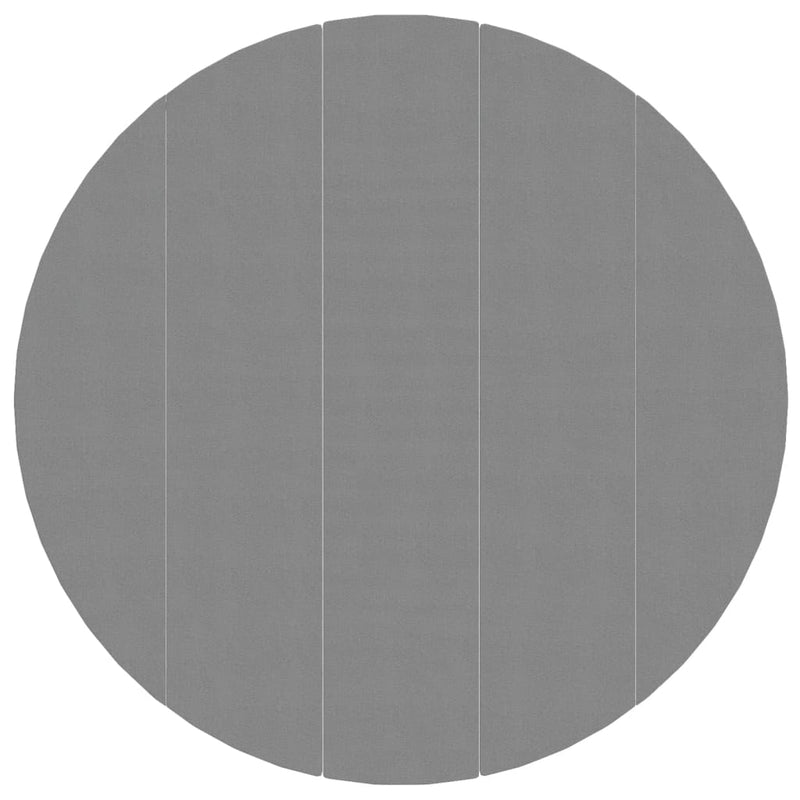 vidaXL világosszürke poliészter geotextília medencealátét Ø 550 cm