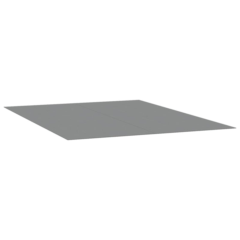 vidaXL világosszürke poliészter geotextília medencealátét 300 x 220 cm