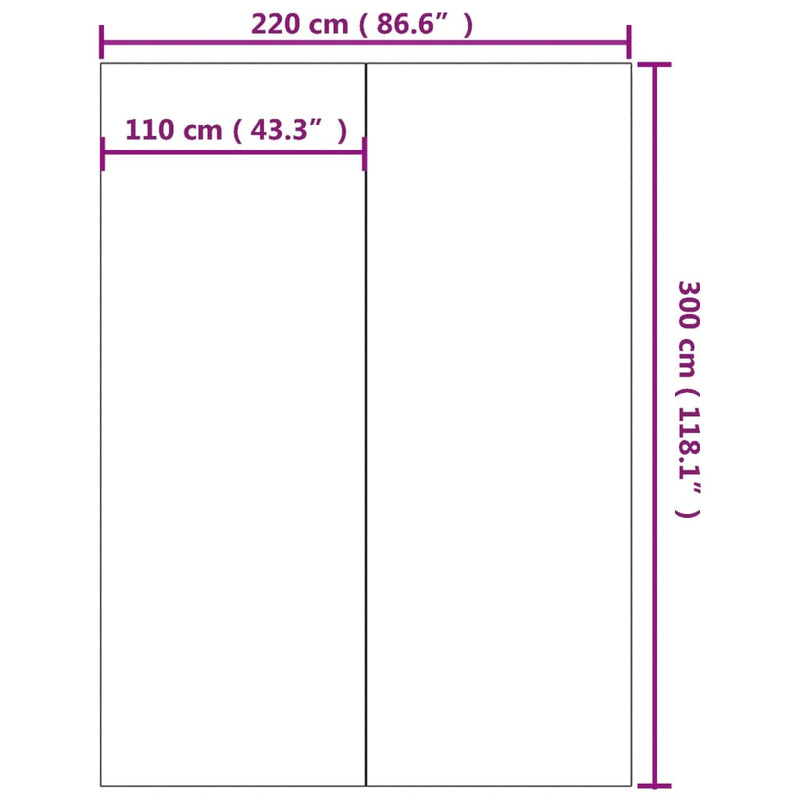 vidaXL világosszürke poliészter geotextília medencealátét 300 x 220 cm