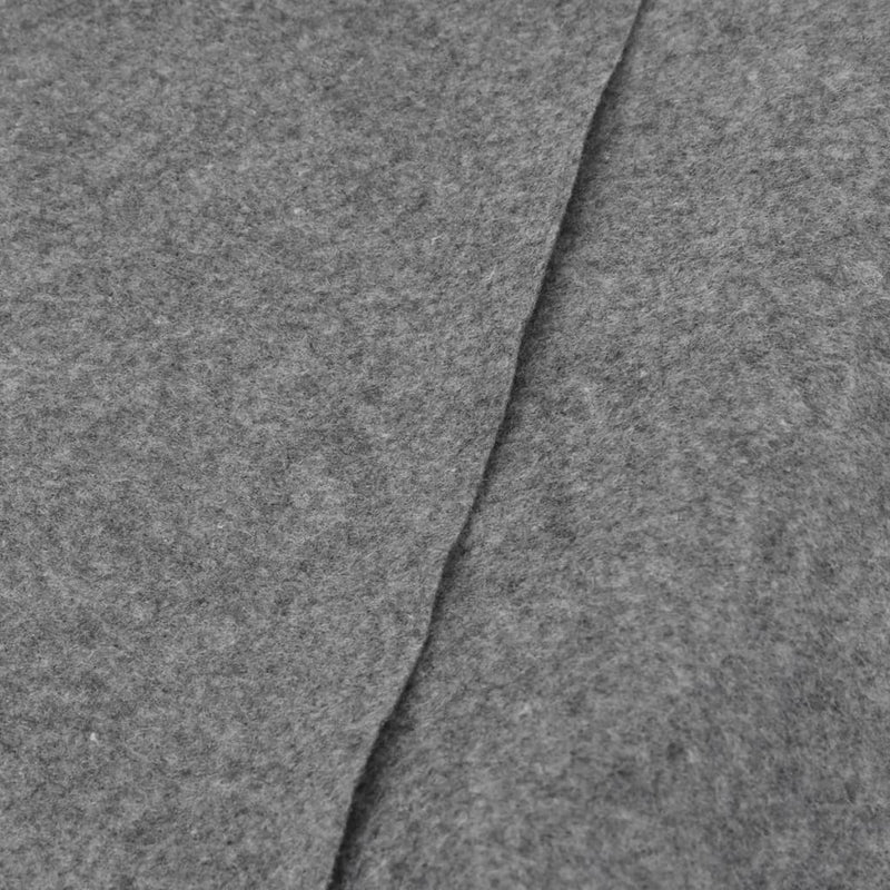 vidaXL világosszürke poliészter geotextília medencealátét 420x220 cm
