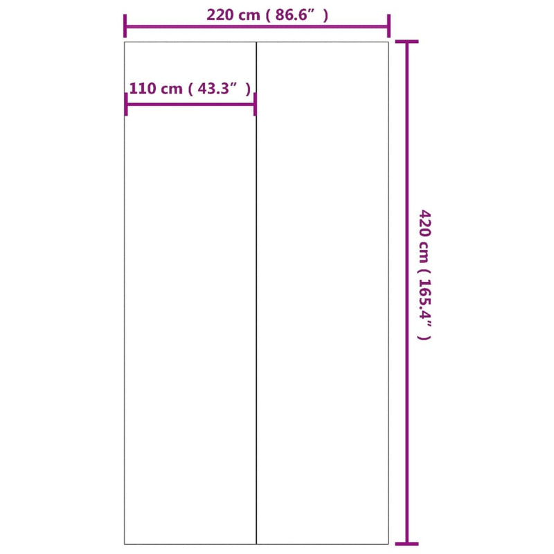 vidaXL világosszürke poliészter geotextília medencealátét 420x220 cm