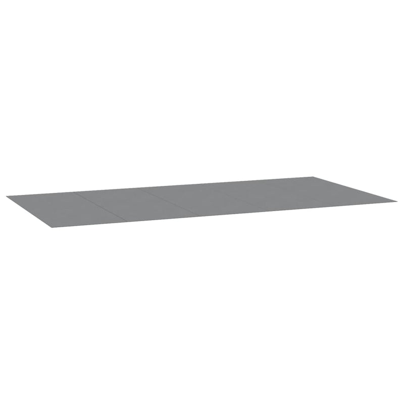 vidaXL világosszürke poliészter geotextília medencealátét 550 x 280 cm