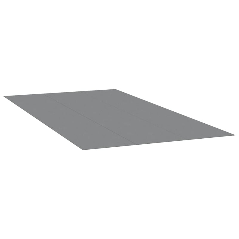 vidaXL világosszürke poliészter geotextília medencealátét 640 x 321 cm