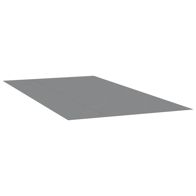 vidaXL világosszürke poliészter geotextília medencealátét 750 x 370 cm