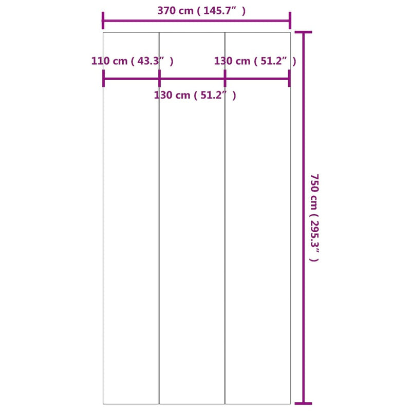 vidaXL világosszürke poliészter geotextília medencealátét 750 x 370 cm