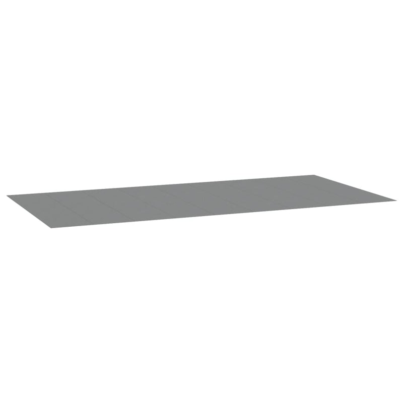 vidaXL világosszürke poliészter geotextília medencealátét 999 x 500 cm