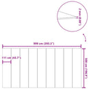 vidaXL világosszürke poliészter geotextília medencealátét 999 x 500 cm