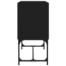 vidaXL fekete szerelt fa tálalóasztal 100 x 40 x 79,5 cm