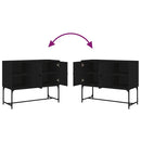 vidaXL fekete szerelt fa tálalóasztal 100 x 40 x 79,5 cm