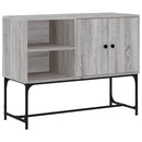 vidaXL szürke sonoma színű szerelt fa tálalószekrény 100x40x79,5 cm