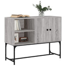 vidaXL szürke sonoma színű szerelt fa tálalószekrény 100x40x79,5 cm