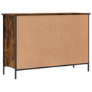 vidaXL füstös tölgy színű szerelt fa cipőszekrény 100x35x70 cm